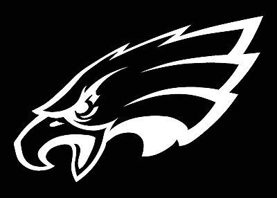 PHILADELPHIA EAGLES LOGO CAR DECAL VINYL STICKER WHITE 3 SIZES | eBay