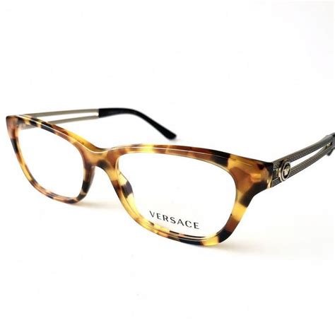 Versace Eyeglasses 3220 Tortoise Col5119 Authentic Optical Frame 52mm Versace Eyeglasses