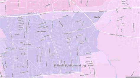 Central Islip, NY Political Map – Democrat & Republican Areas in ...