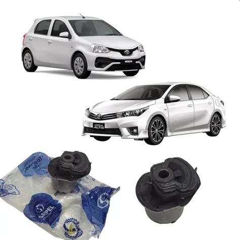 Par Buchas Do Eixo Traseiro Toyota Etios Corolla 2015 A 2019 Frete grátis