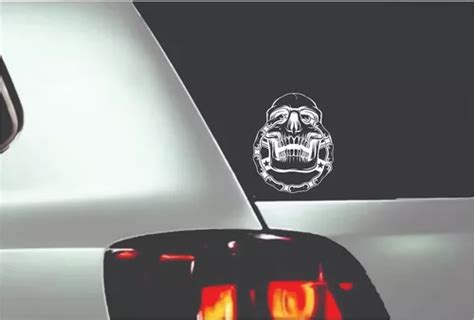 Calavera Chain Stickers Calcomanias Autos Tuning Craneo En Venta En