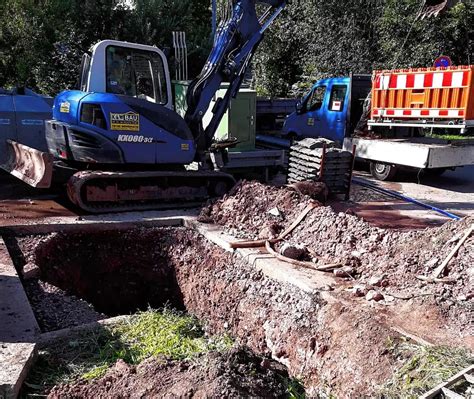 Brigach Großer Rohrbruch in Brigach Viele Anwohner ohne