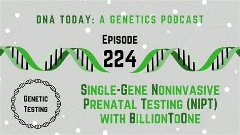 Single Gene Noninvasive Prenatal Testing Nipt With Billiontoone Youtube