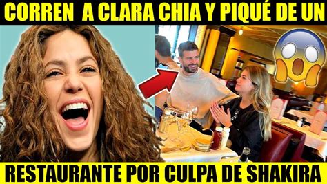 Filtran VIDEO del momento que CORREN a Clara Chía y Piqué de un