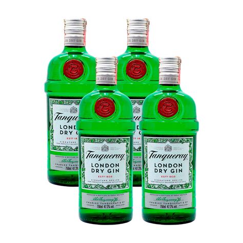 Kit 4 Gin Tanqueray 750ml