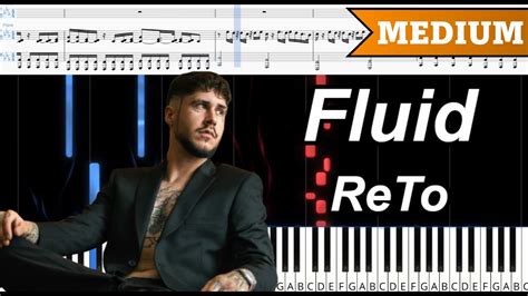 Fluid ReTo ŚREDNI PIANO TUTORIAL NUTY YouTube