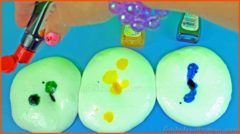 Mesojme Ngjyrat Me Perzierjen E Xhelatines Ngjitese Diy Color Slime