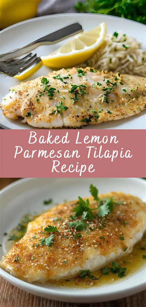 baked lemon parmesan tilapia recipe cheff recipes