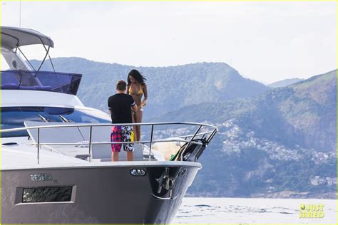 Rihanna Gold Bikini Beach Babe In Brazil Photo Bikini Rihanna Photos Just Jared