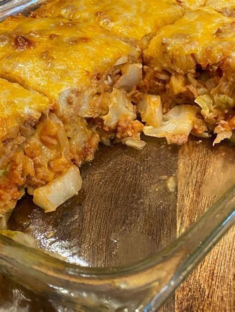 One Skillet Cabbage Roll Casserole With Beef Easy Diy Recipes