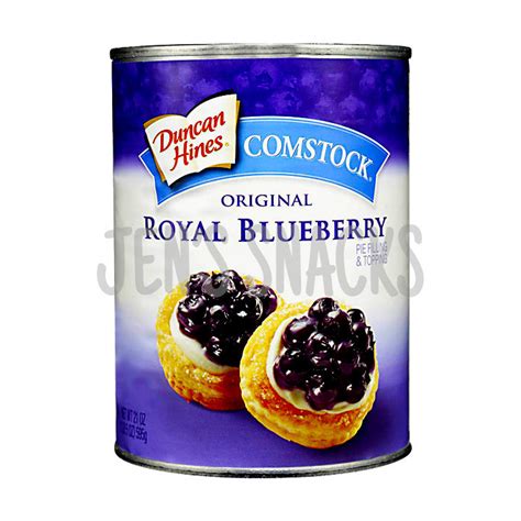 Duncan Hines Comstock Original Royal Blueberry Pie Filling And Topping