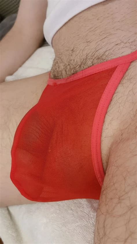Red Sheer Mesh Panties Bulge 17 Nude Pics XHamster