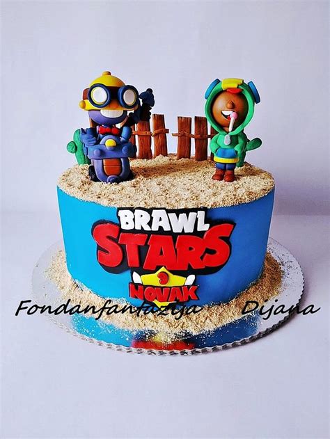 Brawl Stars Themed Cake Decorated Cake By CakesDecor