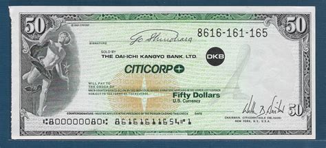 Citibank Sample Cheque