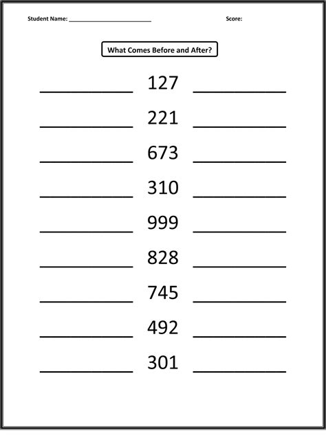 Numeracy Worksheets | Learning Printable