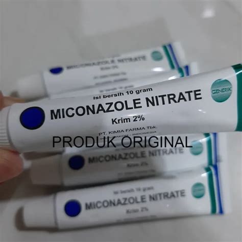 Cod Miconazole Nitrate Krim Original Salep Gatal Selangkangan