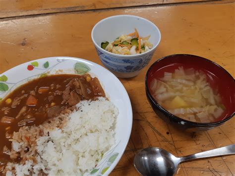 7月14日 夕食 山のふるさと合宿 かじかの里学園