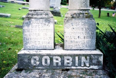 Norris Corbin 1810 1895 Memorial Find A Grave