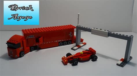 Lego Racers 8153 Ferrari F1 truck - Lego Speed Build - YouTube