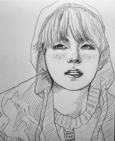 Drawsss Dibujos A Lapicero Bocetos Hermosos Bts Fanart 81d