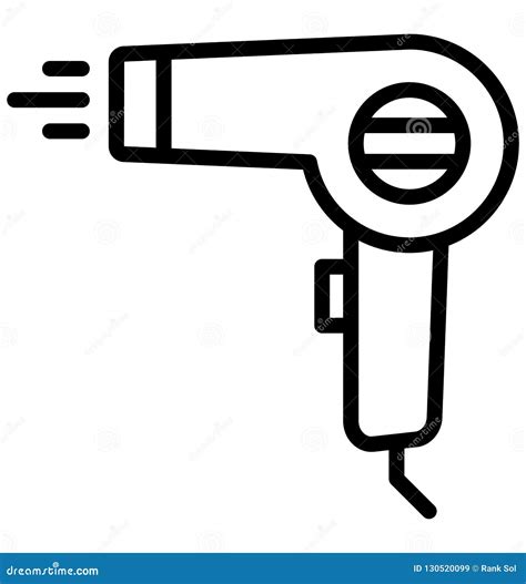 Blow Dryer Icon Vector