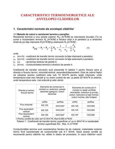 Pdf Calcul Rezistenta Termica Dokumentips