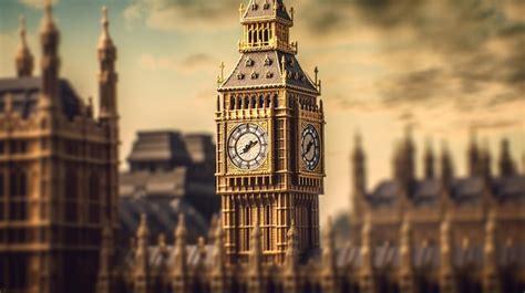 Premium AI Image | london large clock tower