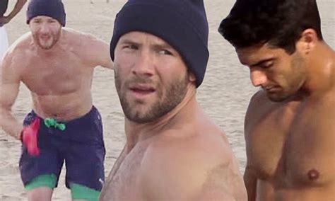 New England Patriots Julian Edelman Show Off Buff Body As He Works Out