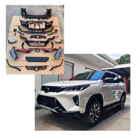 Upgrade Bumpers Body Kit For Toyota Fortuner On Facelift Kit For