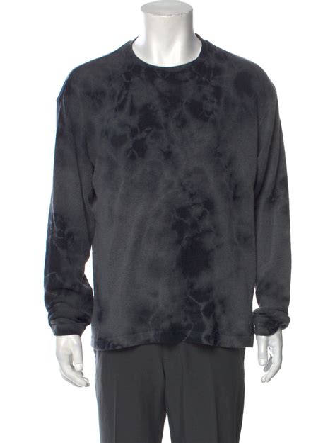 John Elliott Tie Dye Print Crew Neck Pullover Neutrals Sweaters