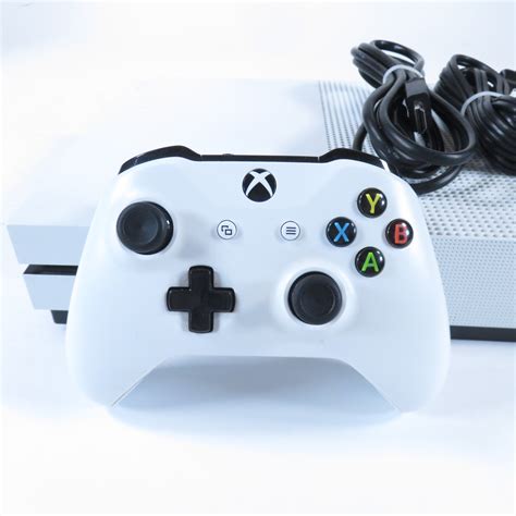 Microsoft Xbox One S 1681 500gb Hdd White Body Home Video Game Console 9713