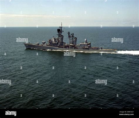 A Port Beam View Of The Guided Missile Destroyer USS KING DDG 41