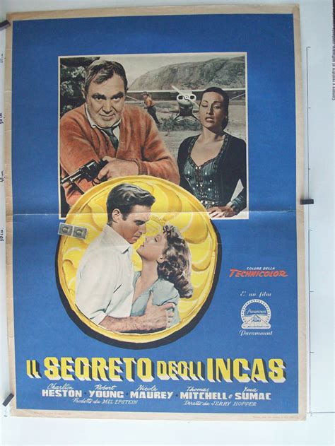 Il Segreto Degli Incas Movie Poster Secret Of The Incas Movie Poster