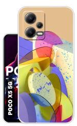 Buy Snazzy Multicolor Silicon Shock Proof Back Cover For Poco X G