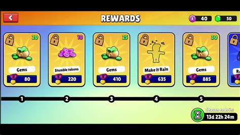 Stumble Guys Tournament Season Rewards Stumble Guys Youtube