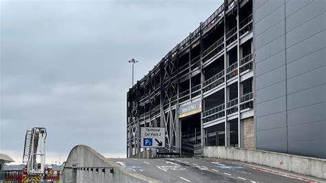 Luton Airport fire: Massive blaze causes terminal car park to partially collapse | UK News | Sky ...