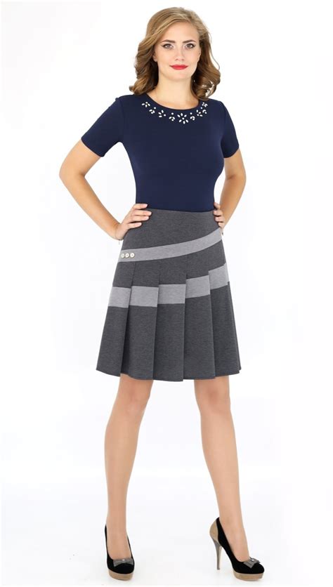 Юбка комбинированная из двух тканей (63 фото)