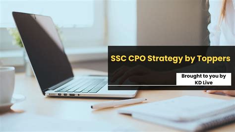 Ssc Cpo Strategy By Toppers Most Effective Tips