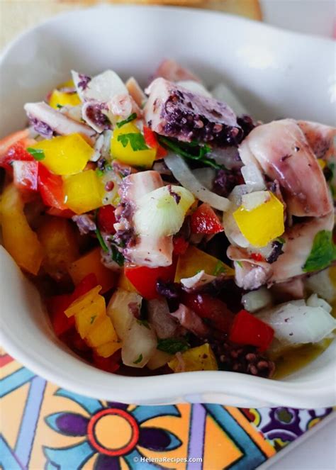 Octopus Salad Recipe - Helena Recipes