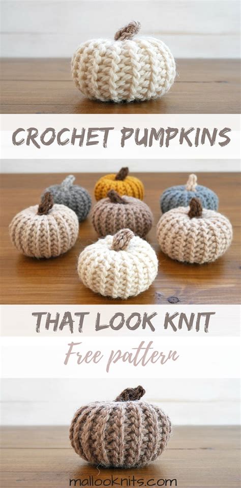 How to make adorable crochet pumpkins that look knit - mallooknits.com