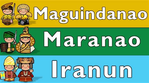 DANAO: MAGUINDANAO, MARANAO, IRANUN - YouTube