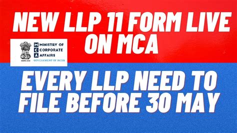 Llp Form Filing How To File Form On Mca V Portal Llp Form