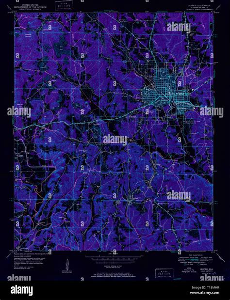 Jasper alabama map hi-res stock photography and images - Alamy