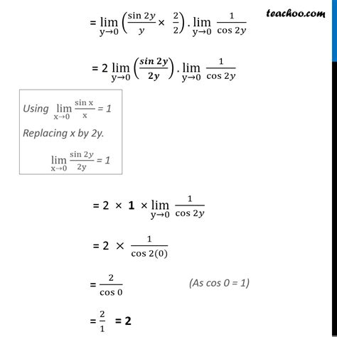 Ex 121 22 Lim X π2 Tan 2xx π2 Limits Class 11 Ex 121