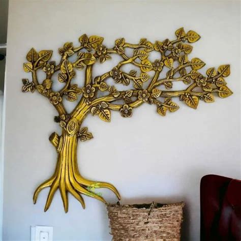 Brass Tree Of Life With Roots Hanging Tree Home Decor Brass