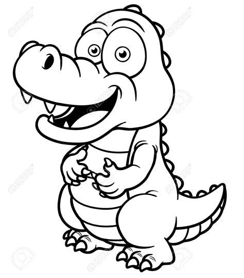 Crocodile Cartoon Drawing at GetDrawings | Free download