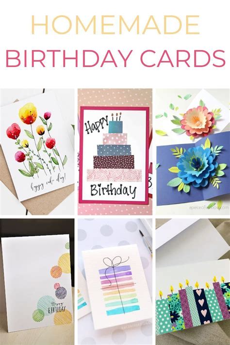 Easy DIY Birthday Card Ideas