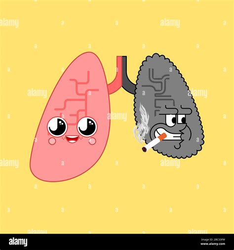 Healthy Lungs Vs Smokers Lungs Animated