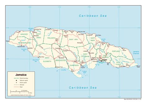 show me a map of jamaica 3