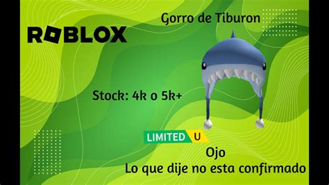 Rápido Consigue Gorro de Tiburón Gratis En Roblox Limited Gratis